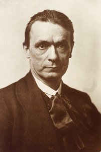 Portret van de filosoof en esotericus Rudolf Steiner